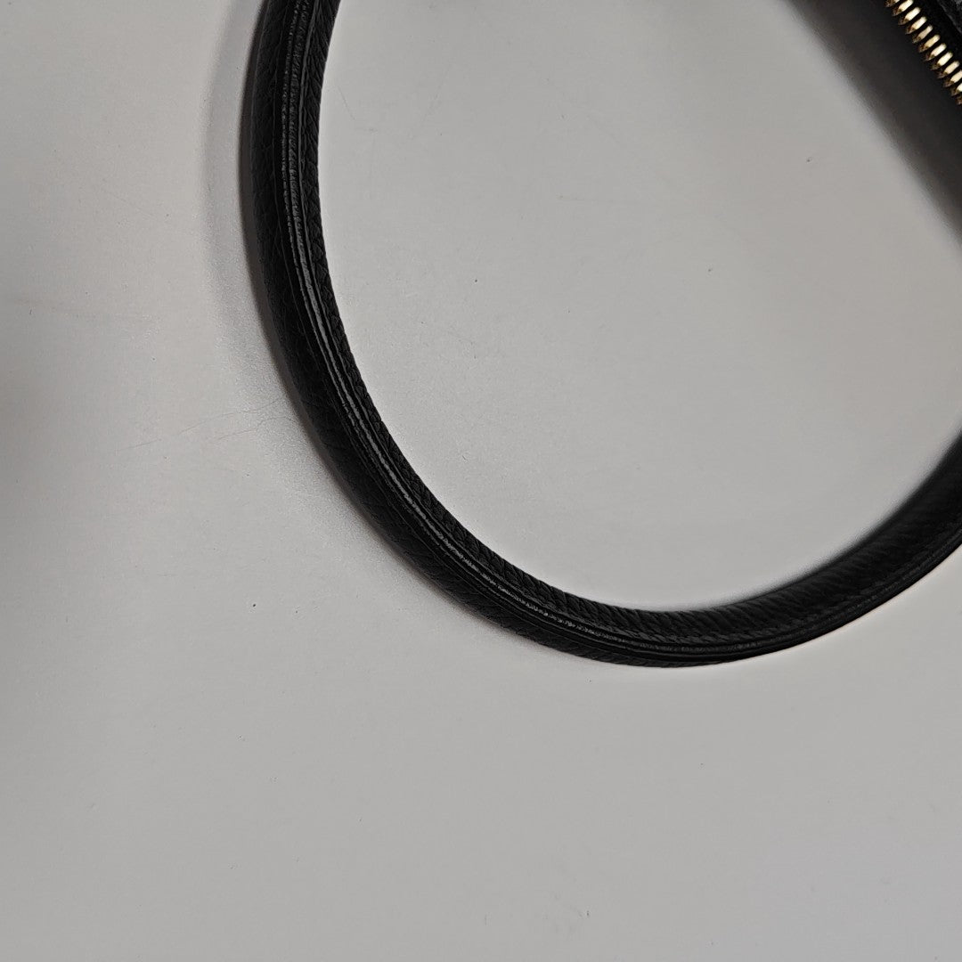 Microguccissima Calfskin Black