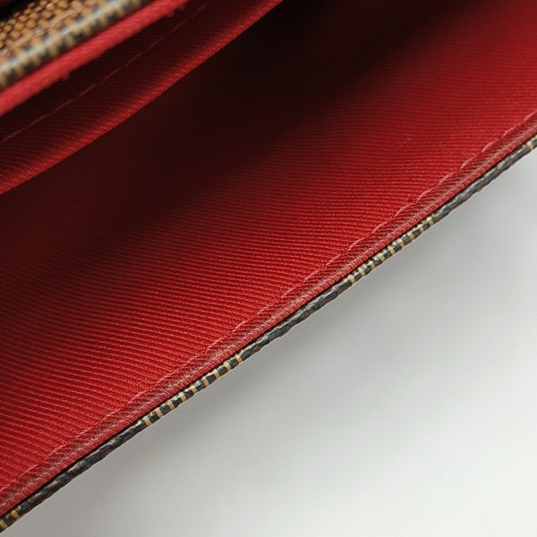 CROISETTE Damier Ebene Coated Canvas Brown