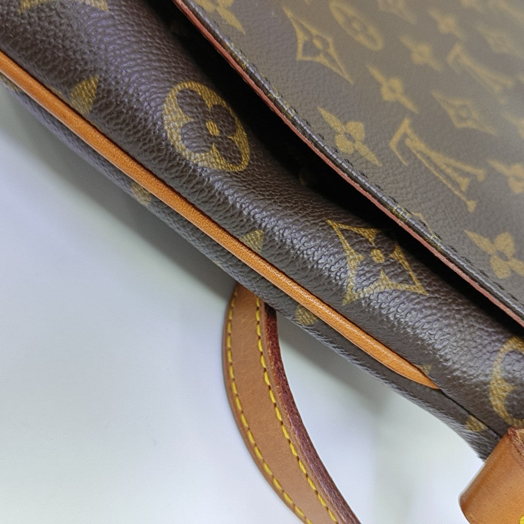MUSETTE TANGO Monogram Coated Canvas Brown