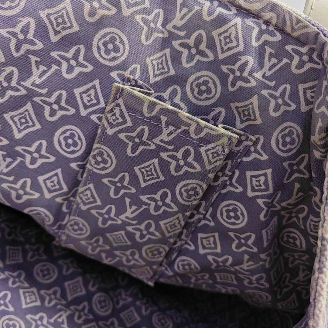 TAHITIENNE CABAS MM Monogram Canvas Purple