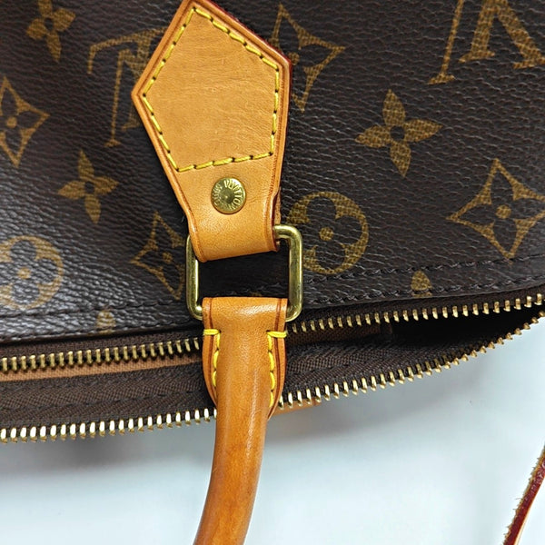 SPEEDY 30 Monogram Coated Canvas Brown