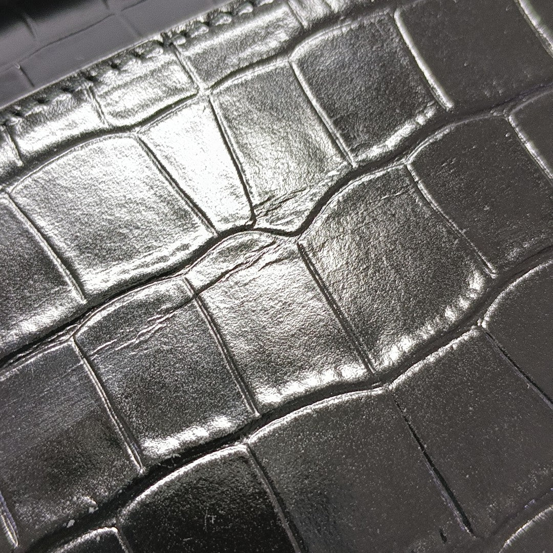 Hourglass S Calfskin Black