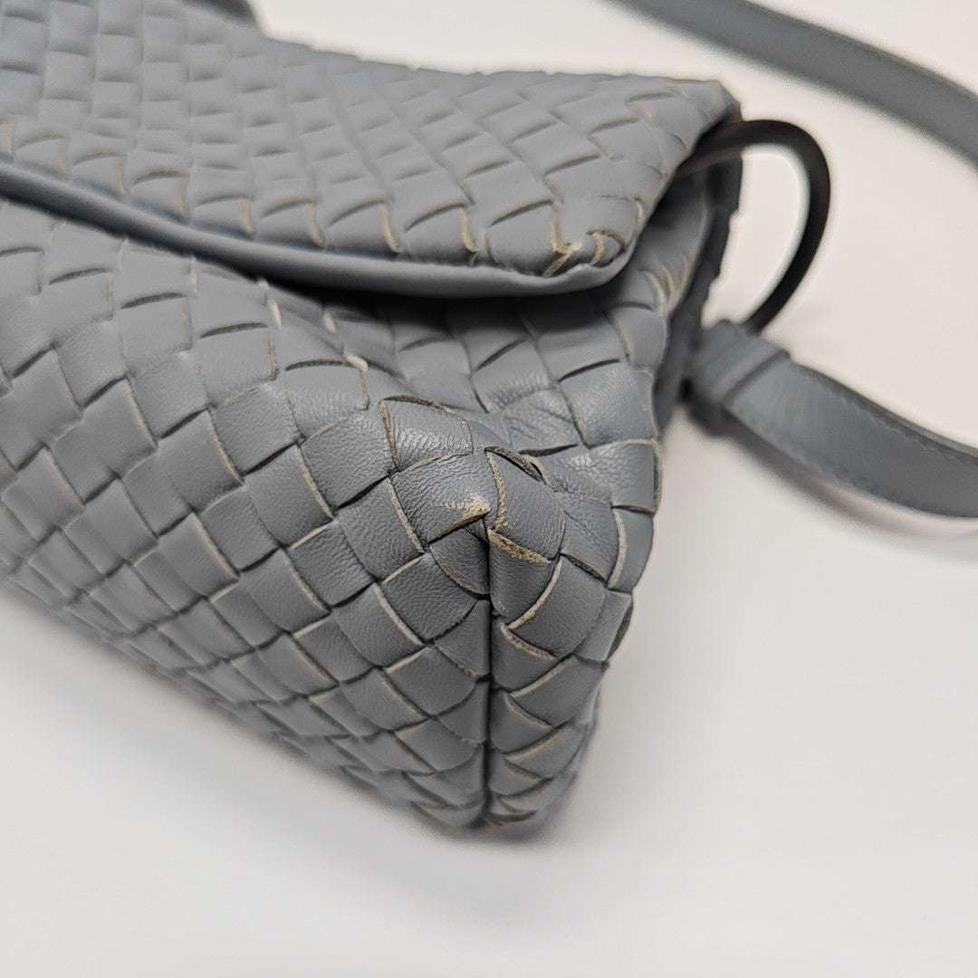 Lambskin Crossbody Bag Blue