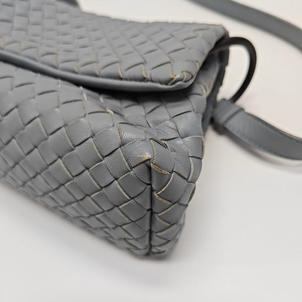 Lambskin Crossbody Bag Blue