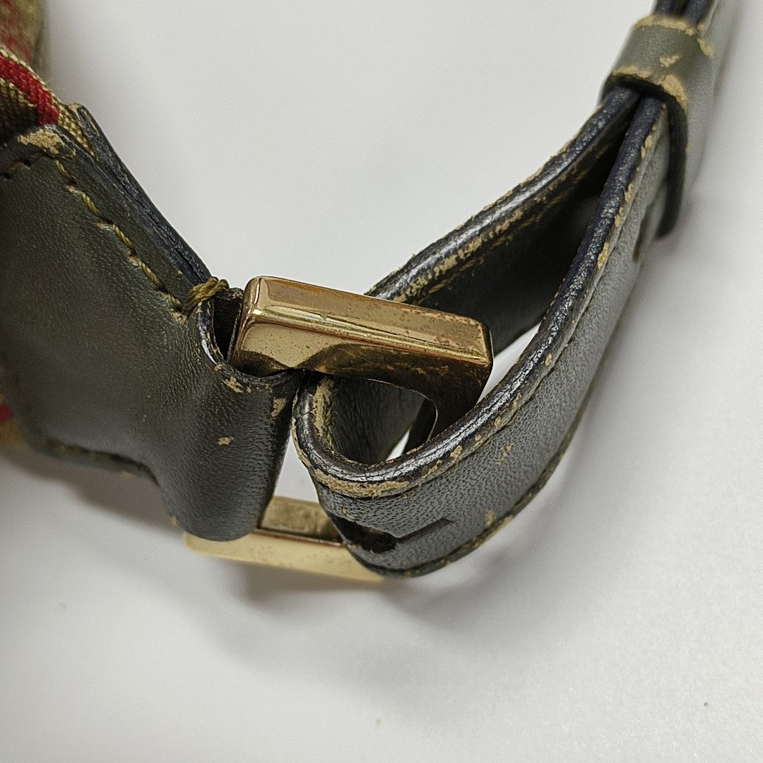 Canvas Top Handle Bag Brown