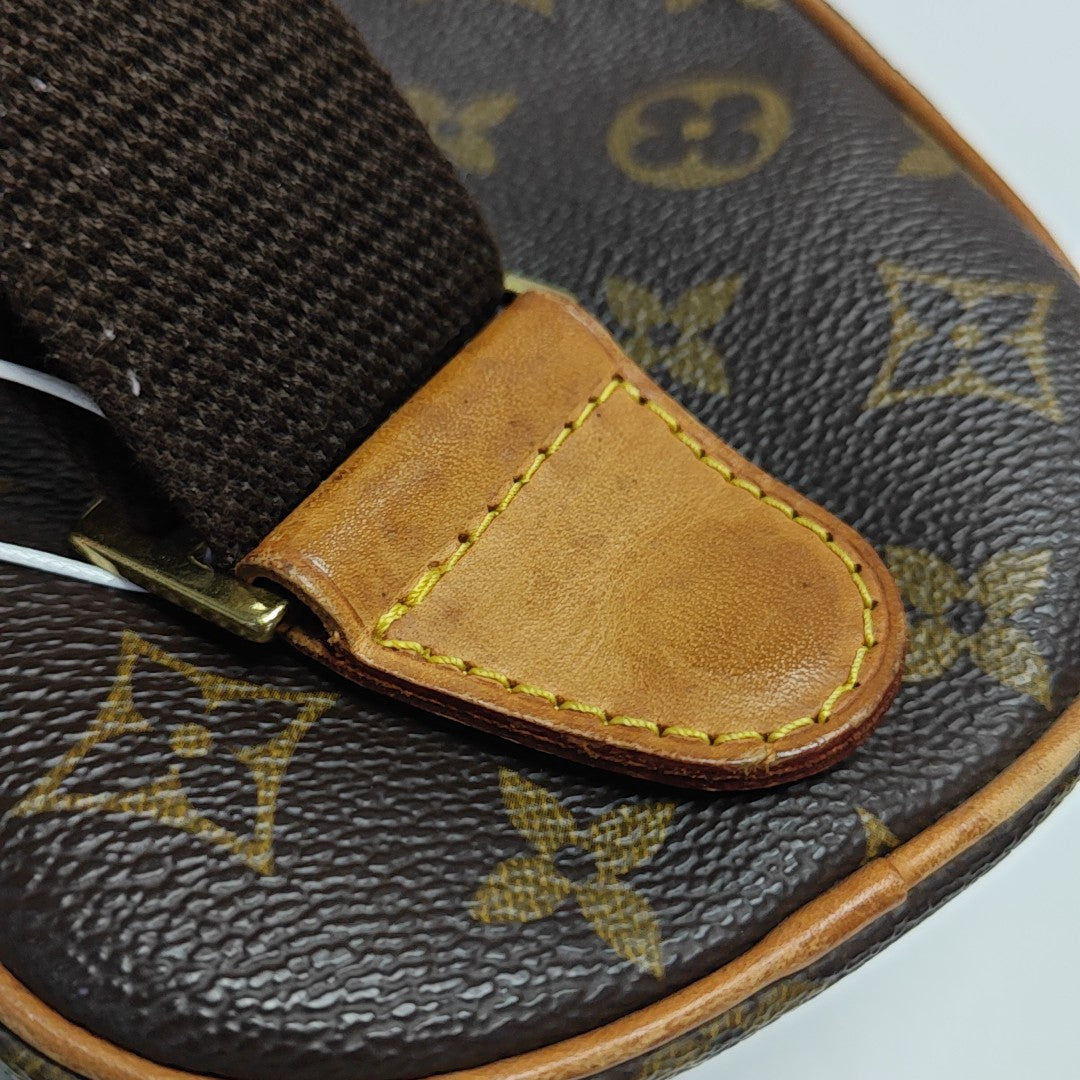 GANGE Monogram Coated Canvas Brown
