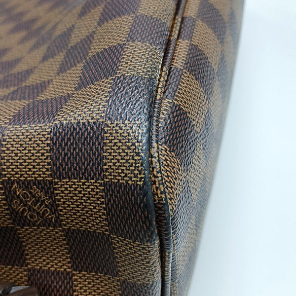 NEVERFULL MM Damier Ebene Coated Canvas Brown