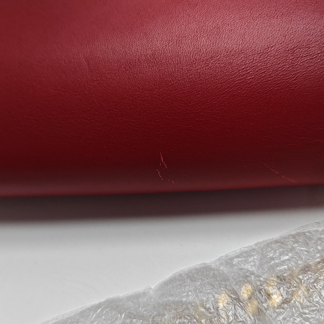 KATE Medium Calfskin Red