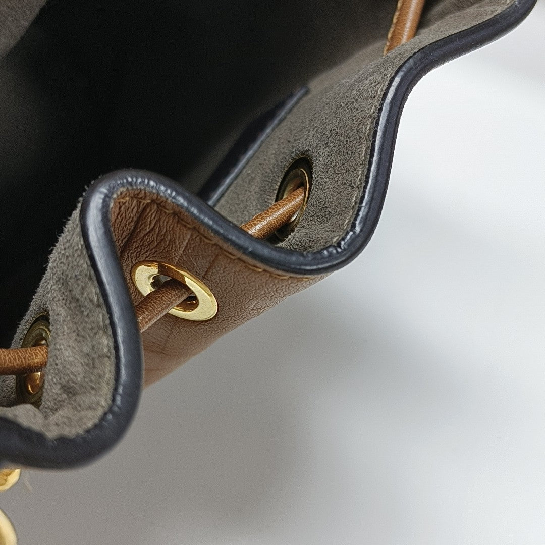 Mon Tresor Mini Calfskin Brown