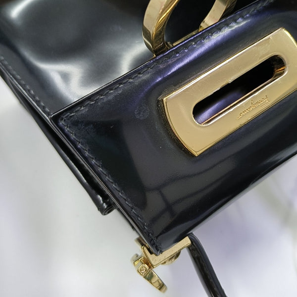 Kelly Extra Small Calfskin Black