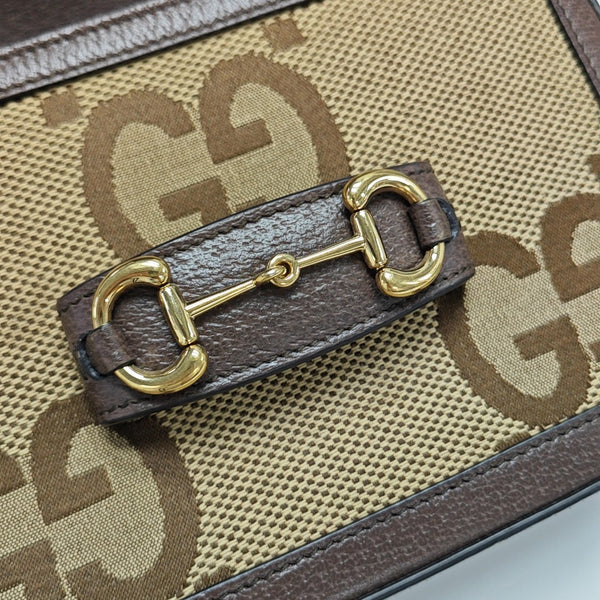 Horsebit 1955 Mini Monogram Canvas Beige