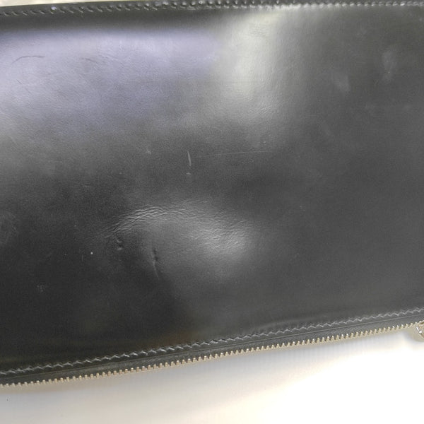 Calfskin Top Handle Bag Mini Black