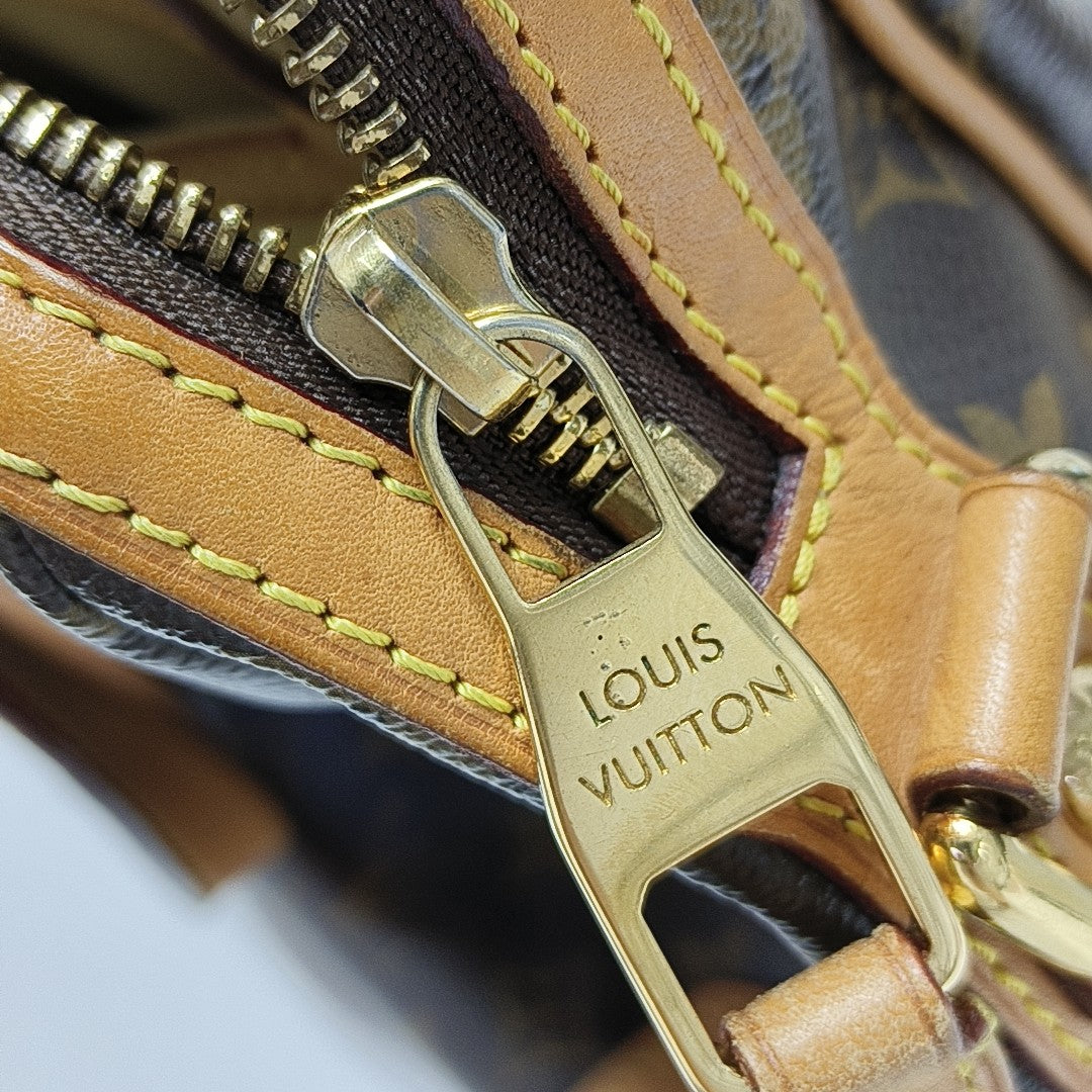 RETIRO NM Monogram Coated Canvas Brown