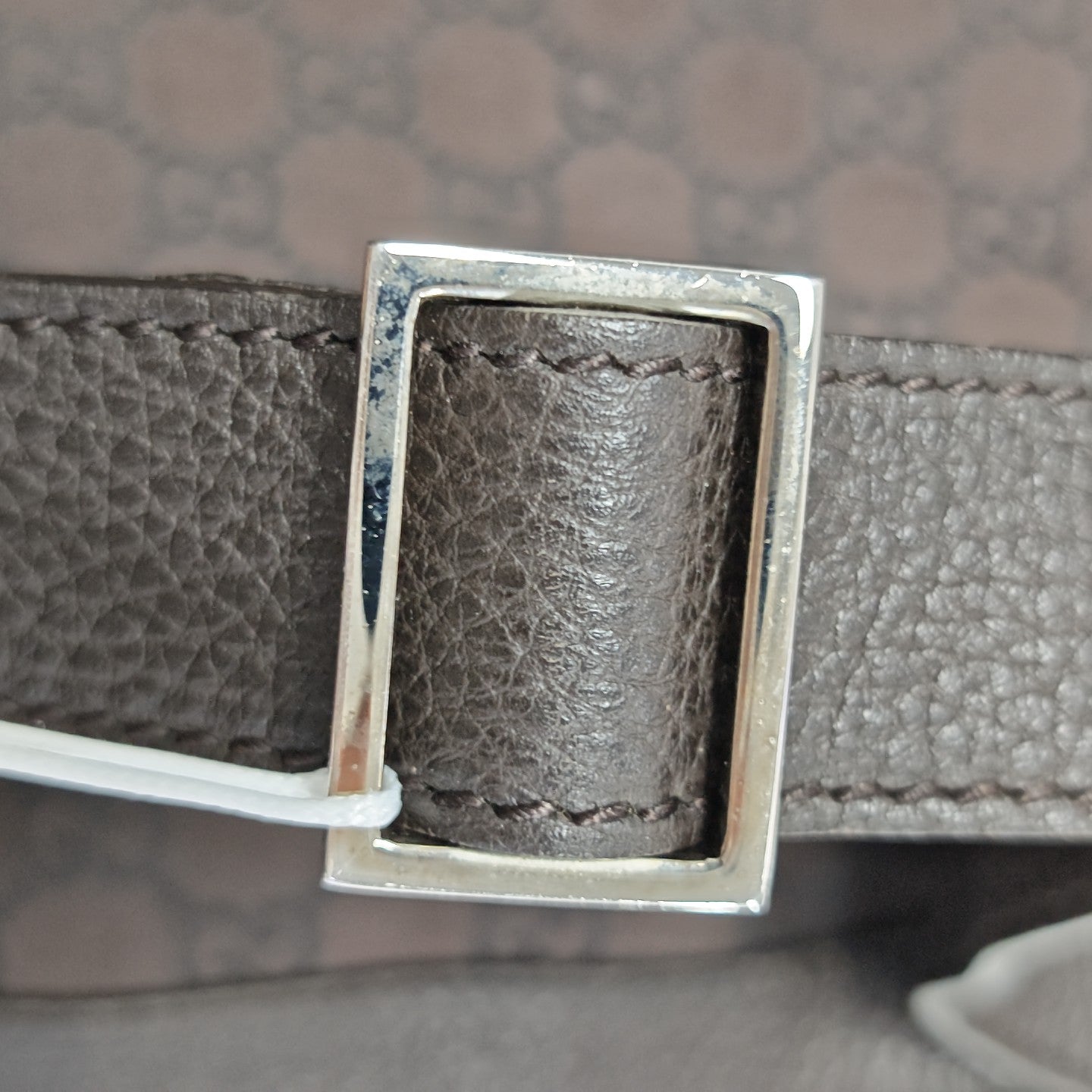 Monogram Nylon Shoulder Bag Brown