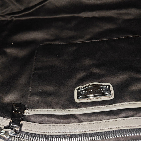 Lambskin Tote Bag Gray