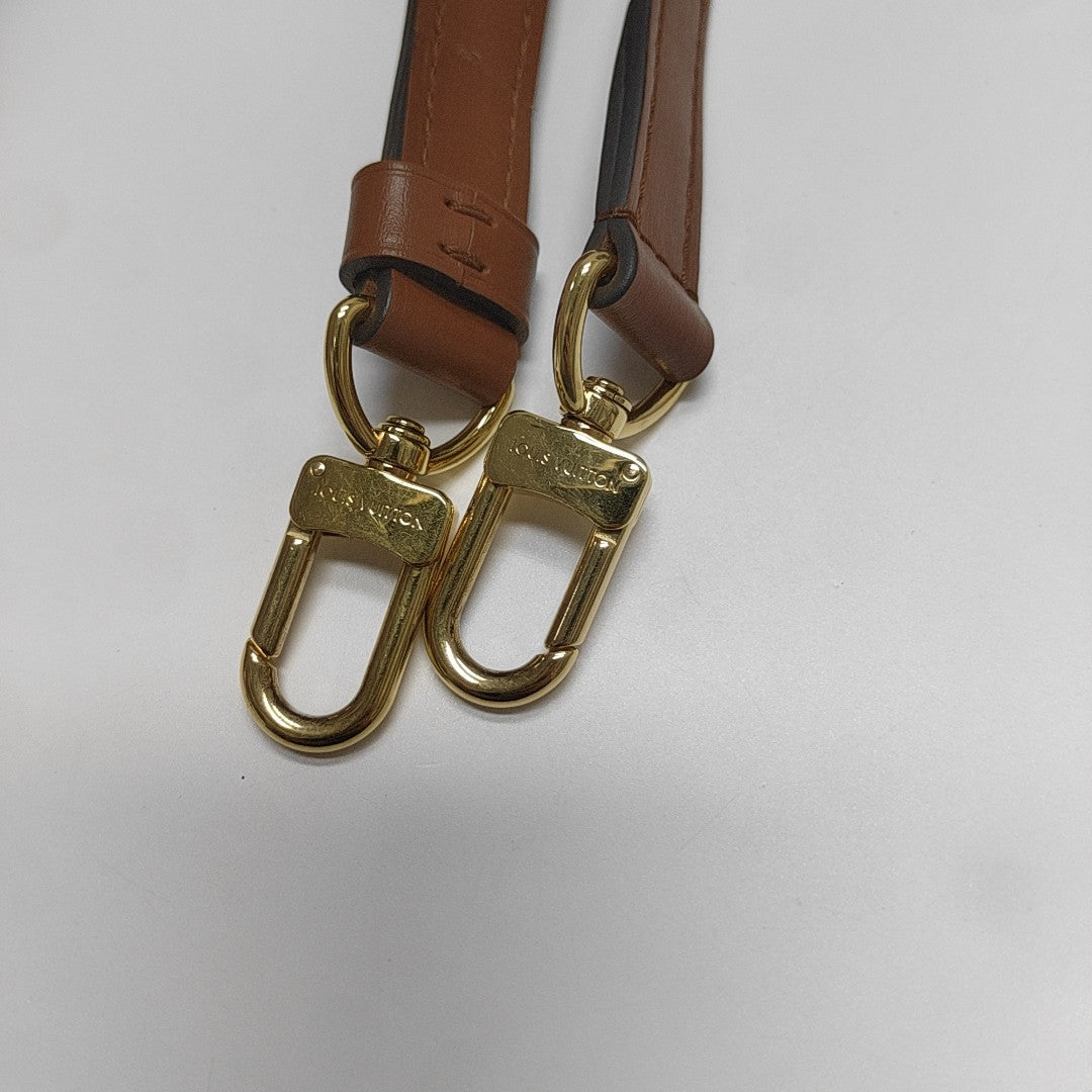 LOOP HOBO Monogram Coated Canvas Brown