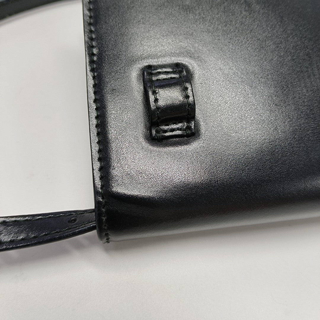 Sharp Mini Calfskin Black