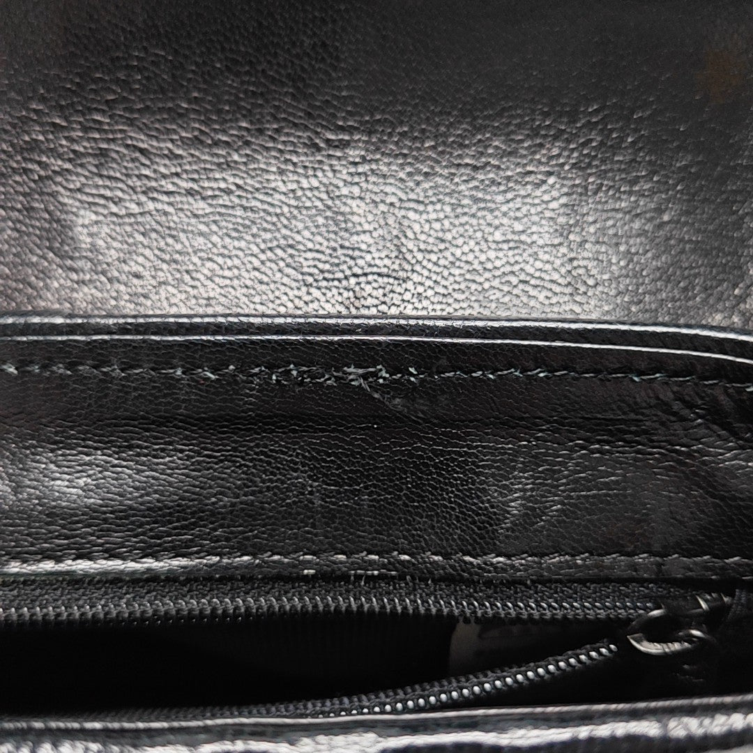Calfskin Shoulder Bag Black