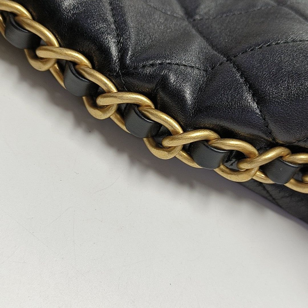 Quilted Lambskin Black