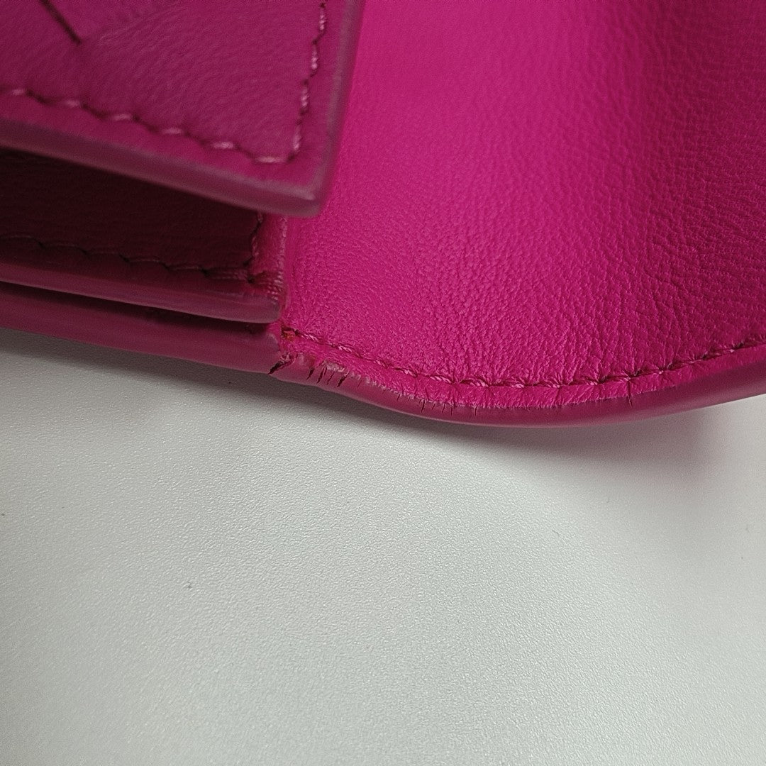 Lambskin Wallet Red