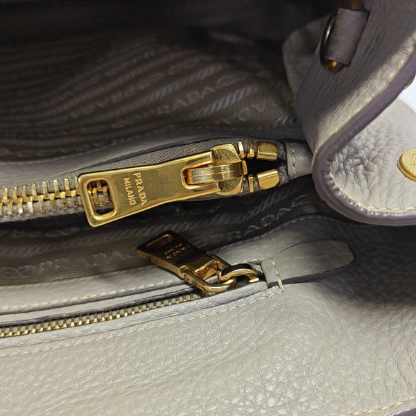 Galleria Large Calfskin Gray