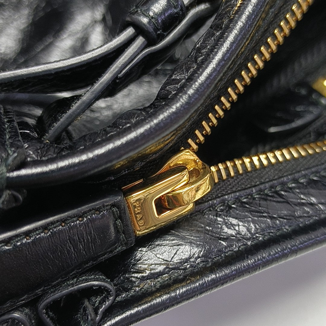 Bonnie Extra Large Calfskin Black