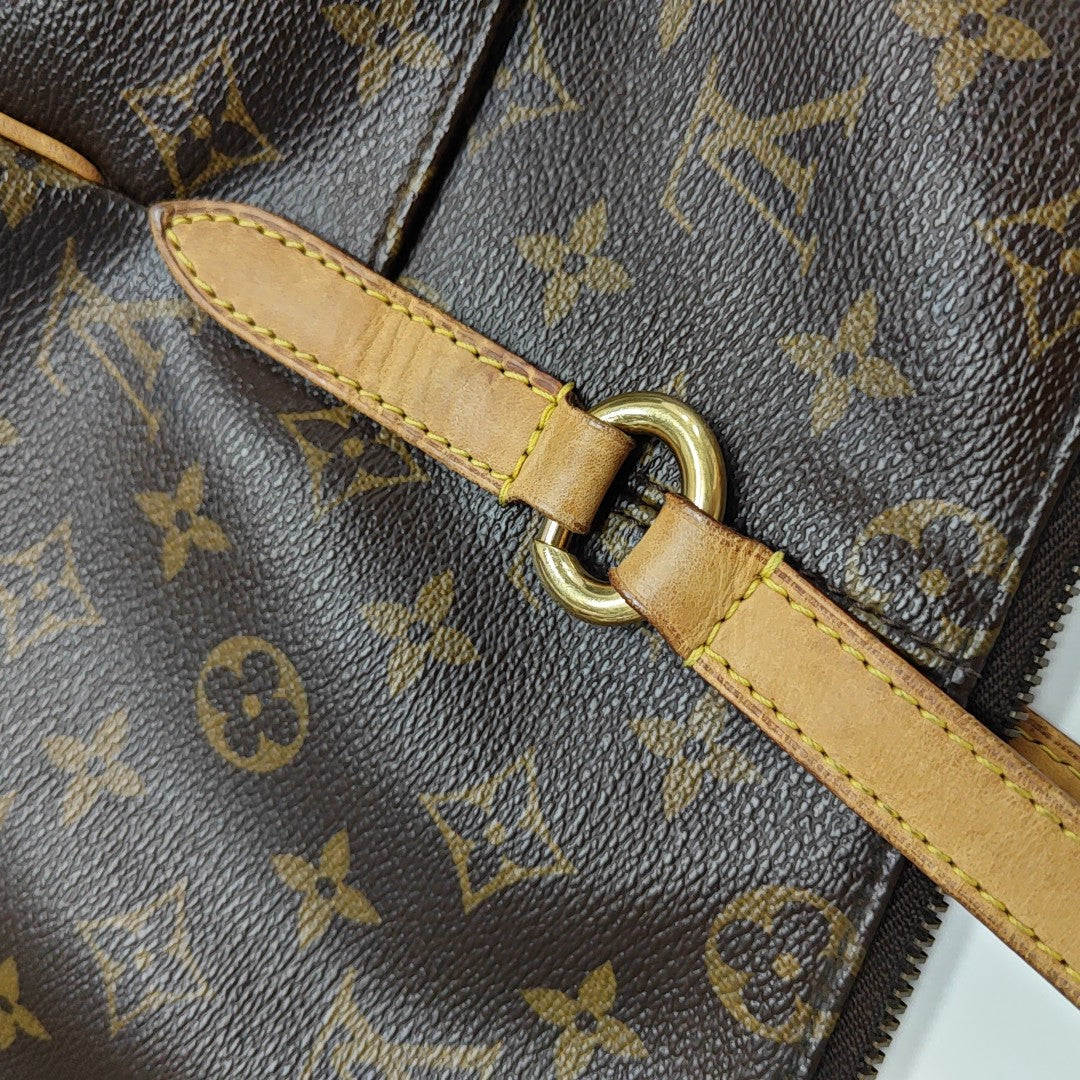 TOTALLY MM Monogram Coated Canvas Brown