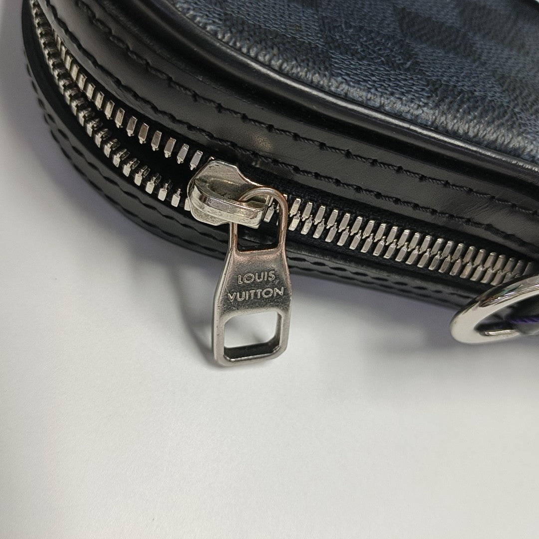 DANDY MM Damier Coated Canvas Blue