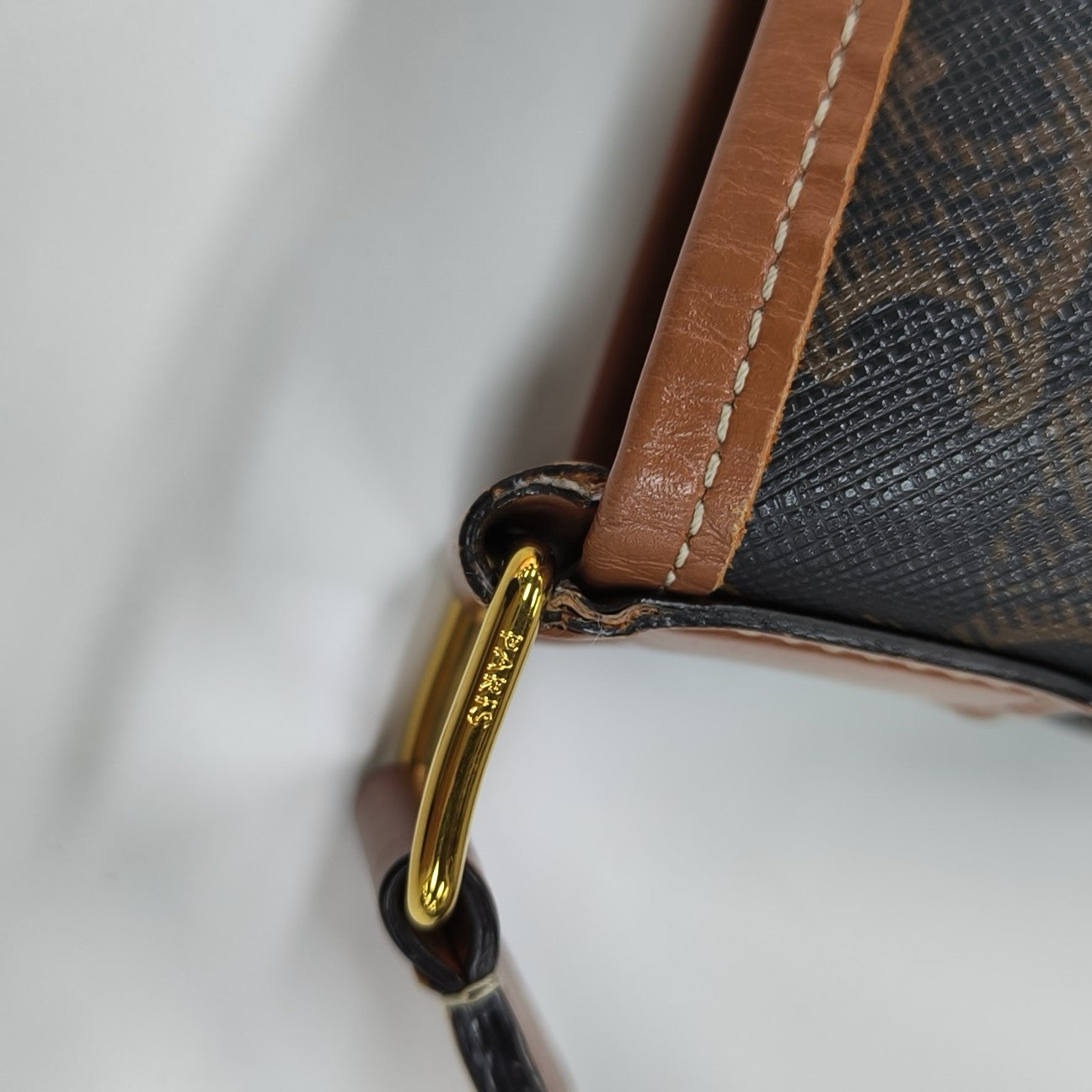 TRIOMPHE CANVAS Small Coated Canvas Brown