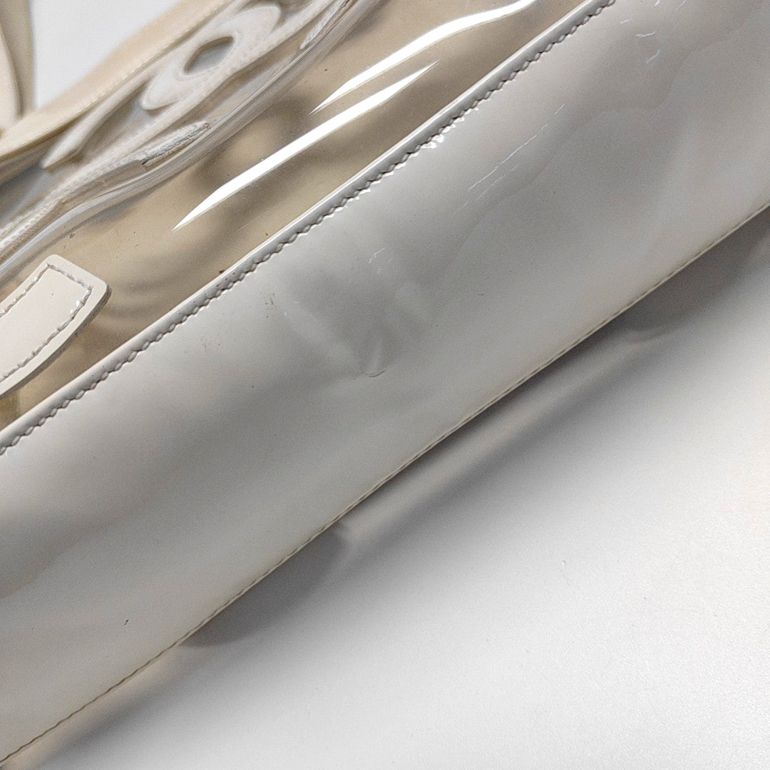 TRIPLE CC Patent Leather White