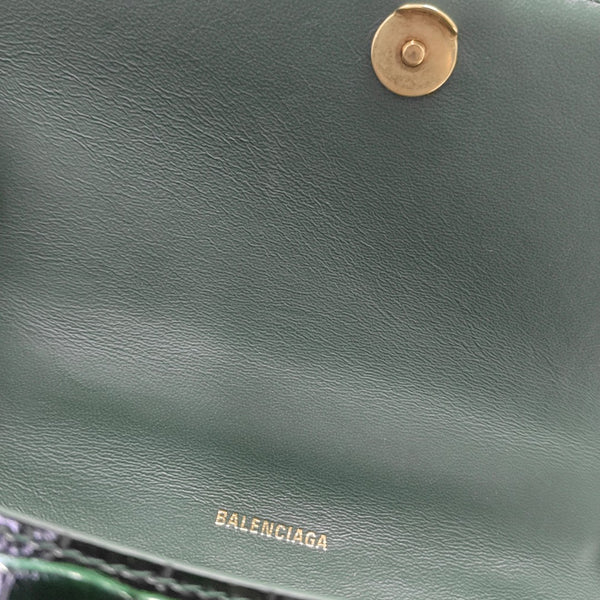 Hourglass S Calfskin Green