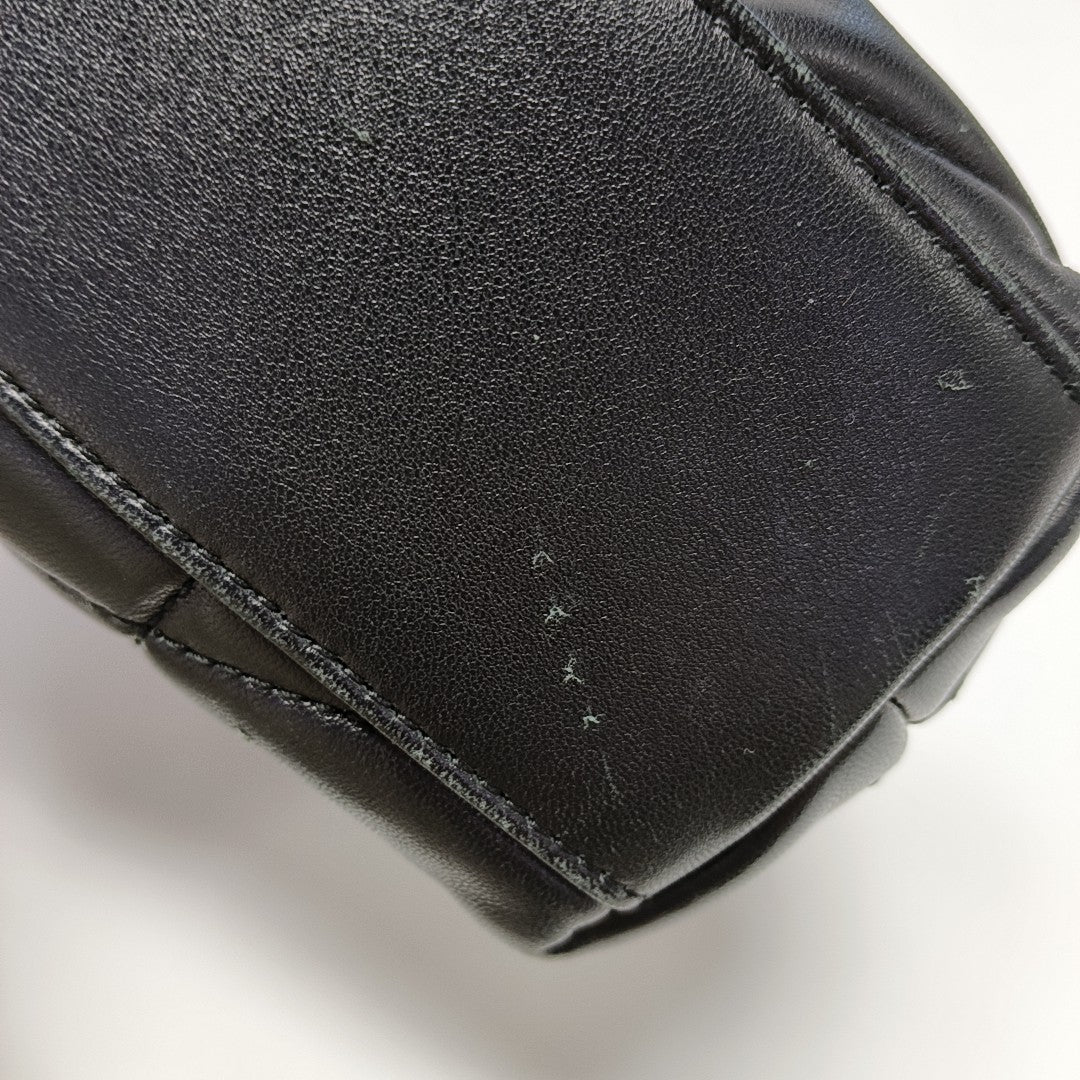 PUFFER Mini Quilted Lambskin Black