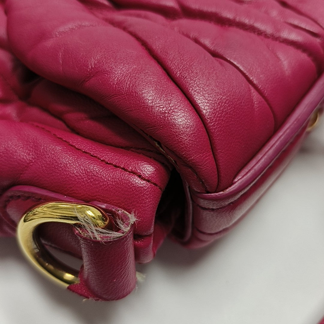 Quilted Lambskin Red