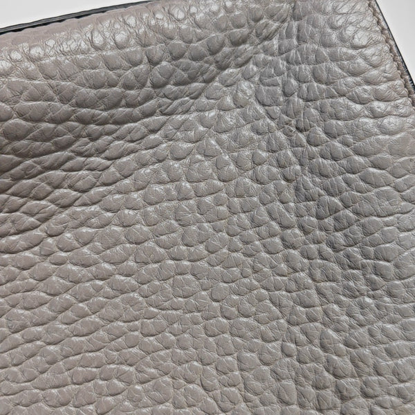 Calfskin Shoulder Bag Gray