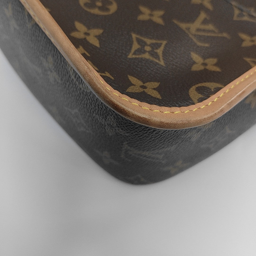 DIANE Monogram Coated Canvas Brown