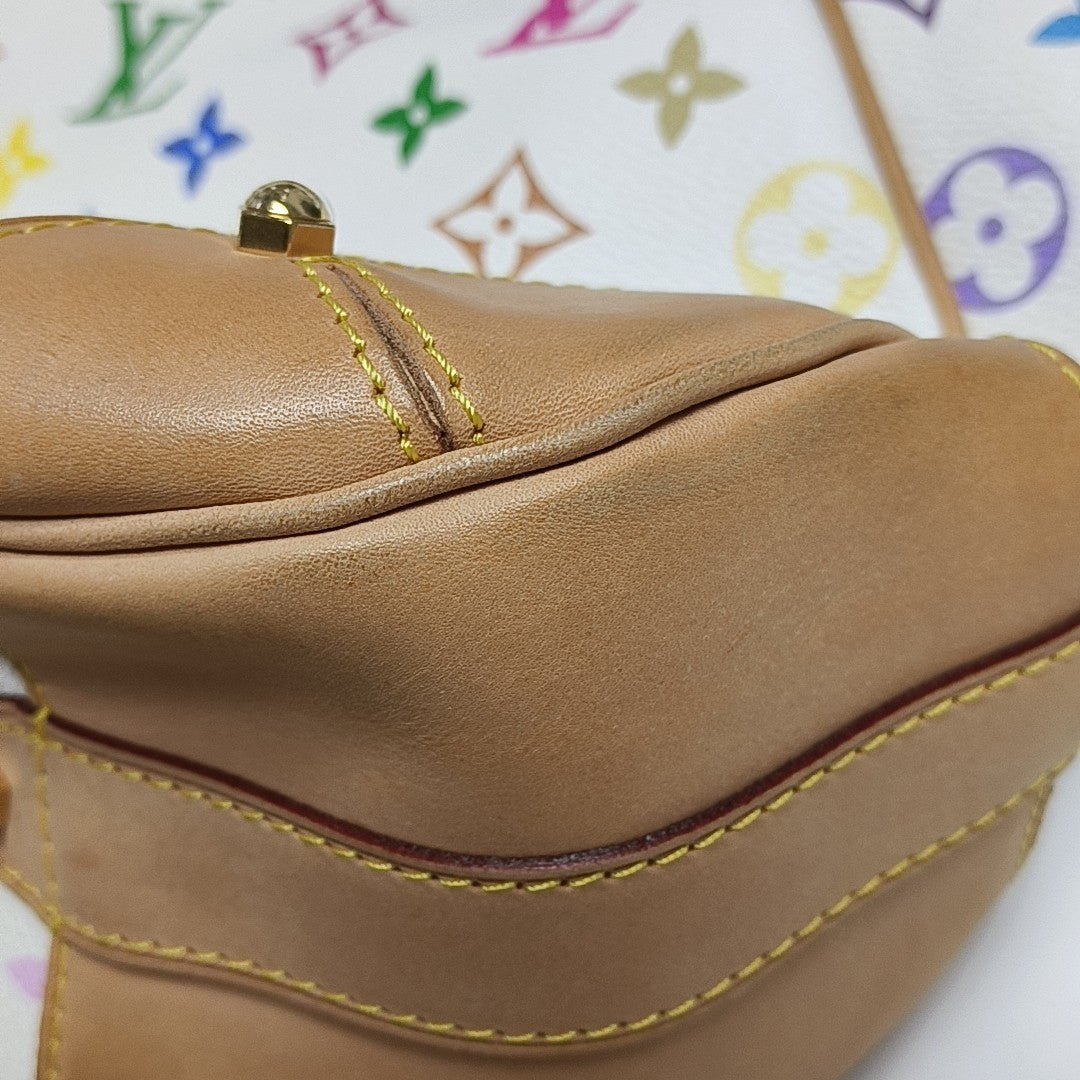 LV × TM GRETA Monogram Coated Canvas White