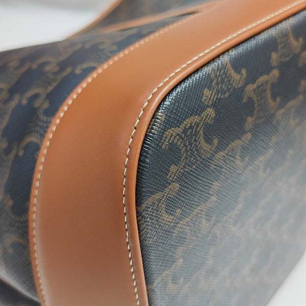 TRIOMPHE CANVAS Medium Coated Canvas Brown