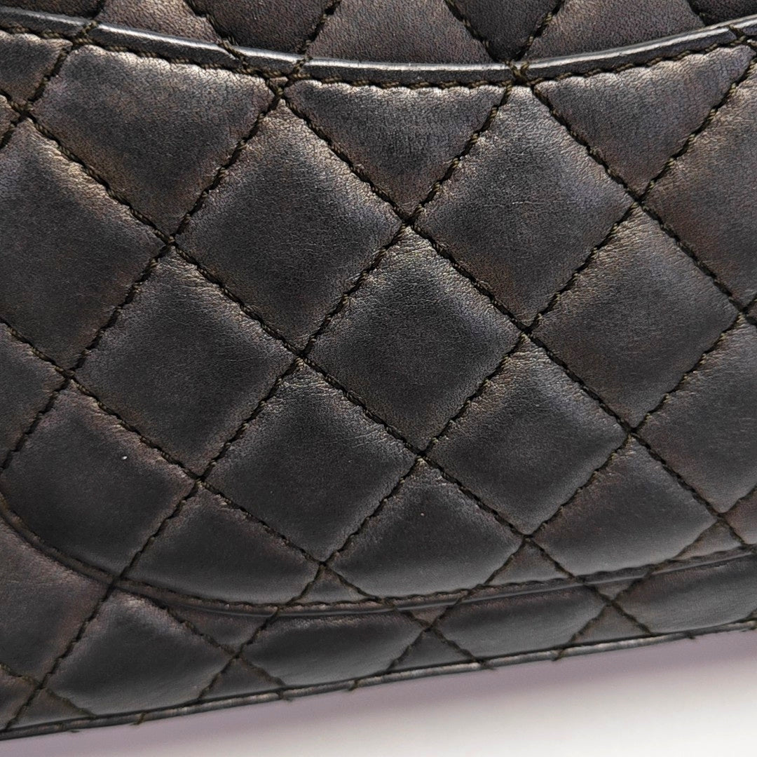 2.55 225 (small) Quilted Calfskin Gray