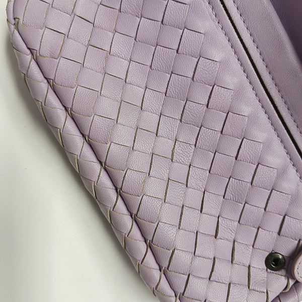 Lambskin Shoulder Bag Purple