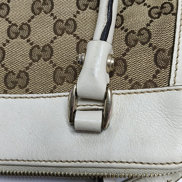 Monogram Canvas Tote Bag Brown