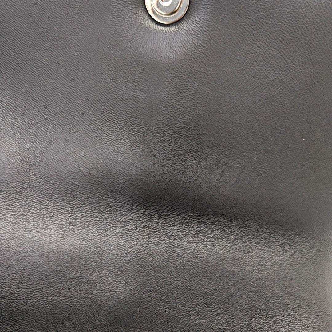 BVLGARI Small Quilted Lambskin Black