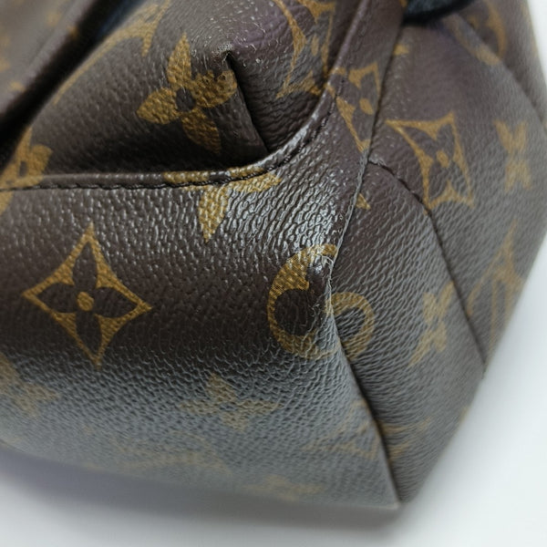 PALM SPRINGS Mini Monogram Coated Canvas Brown