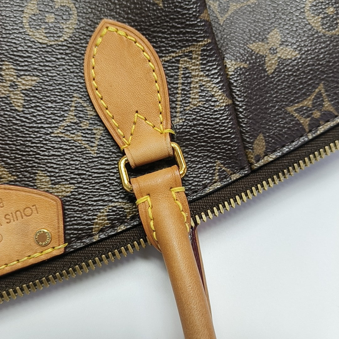 TURENNE Monogram Coated Canvas Brown
