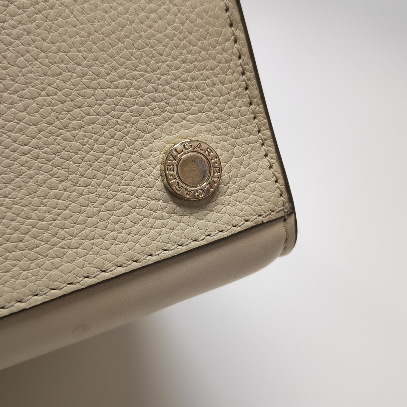BVLGARI Calfskin Beige