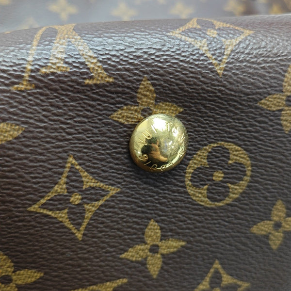 CARRYALL MM Monogram Coated Canvas Brown