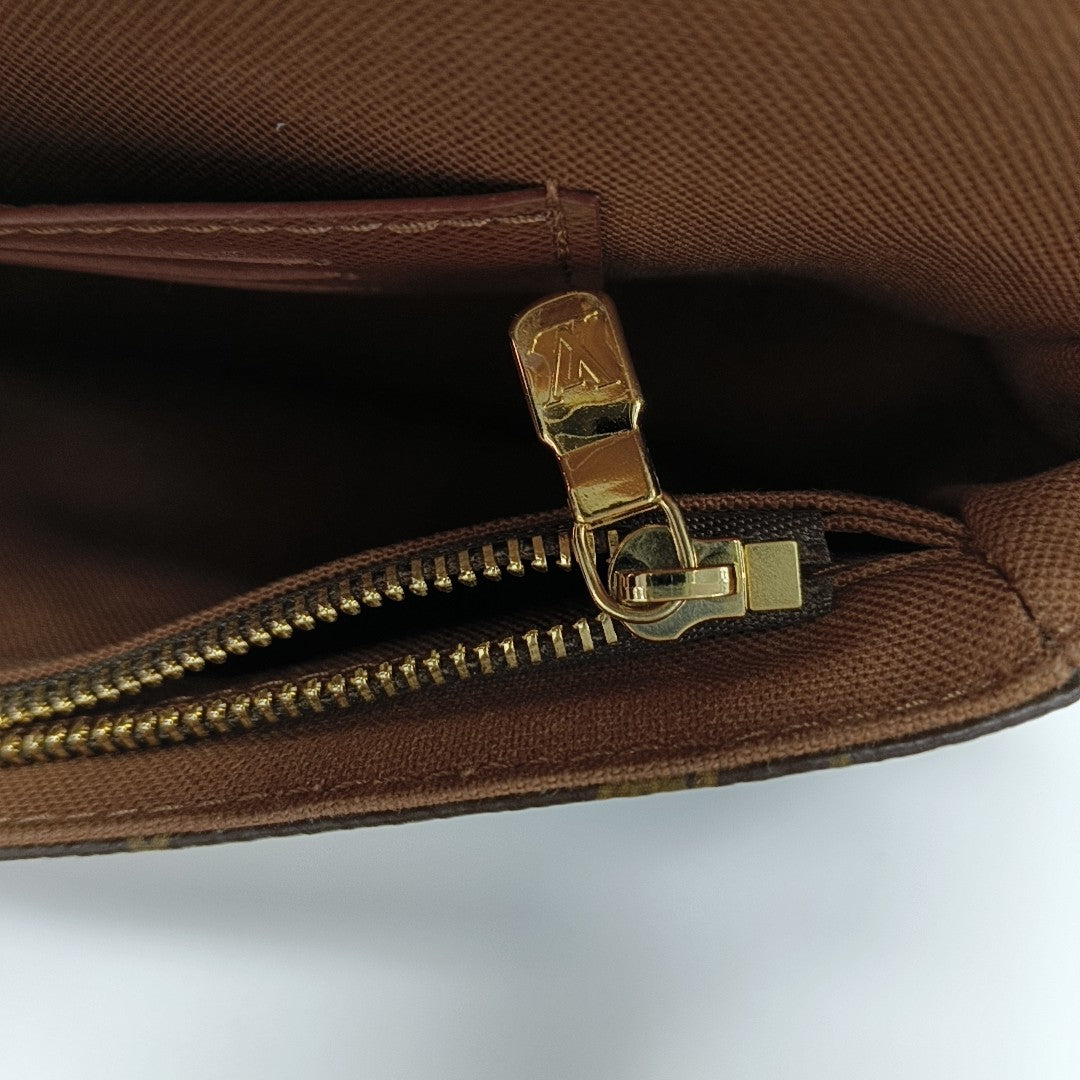 IVY Monogram Coated Canvas Brown