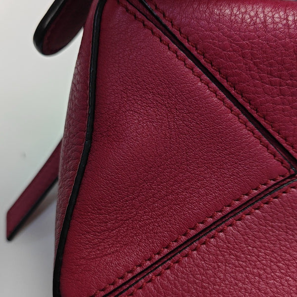Puzzle Mini Calfskin Red
