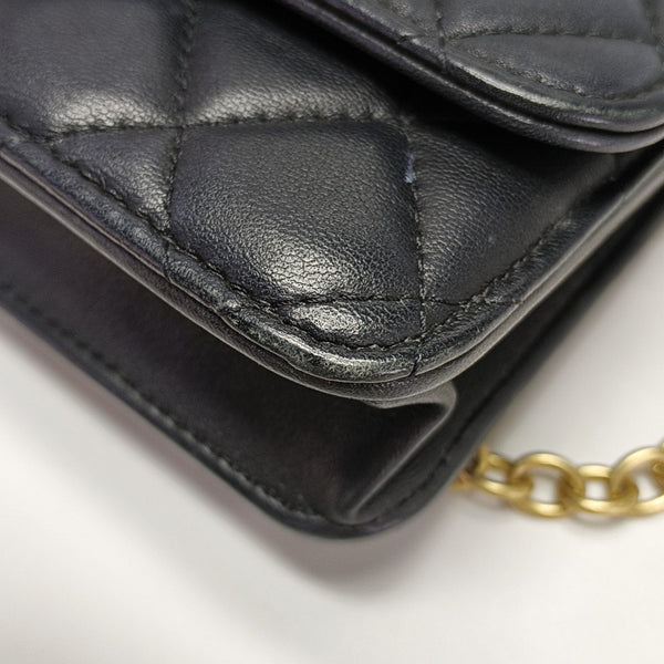 Quilted Lambskin Black