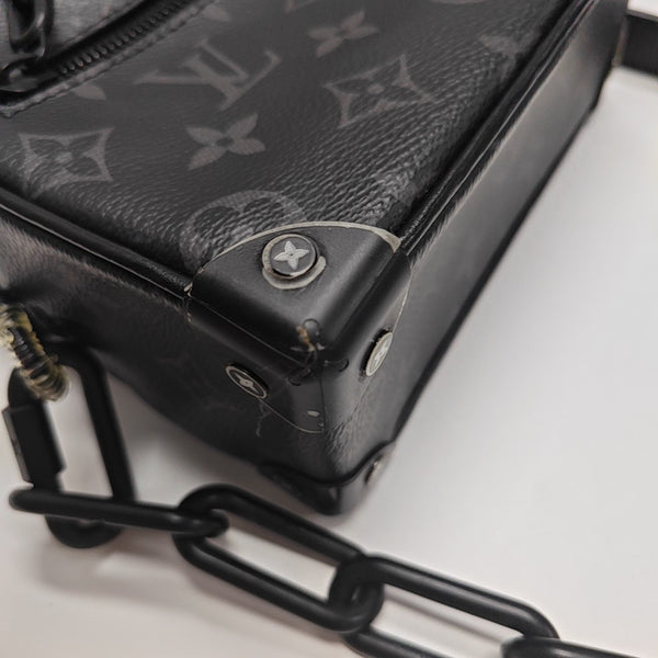 SOFT TRUNK Mini Monogram Coated Canvas Black