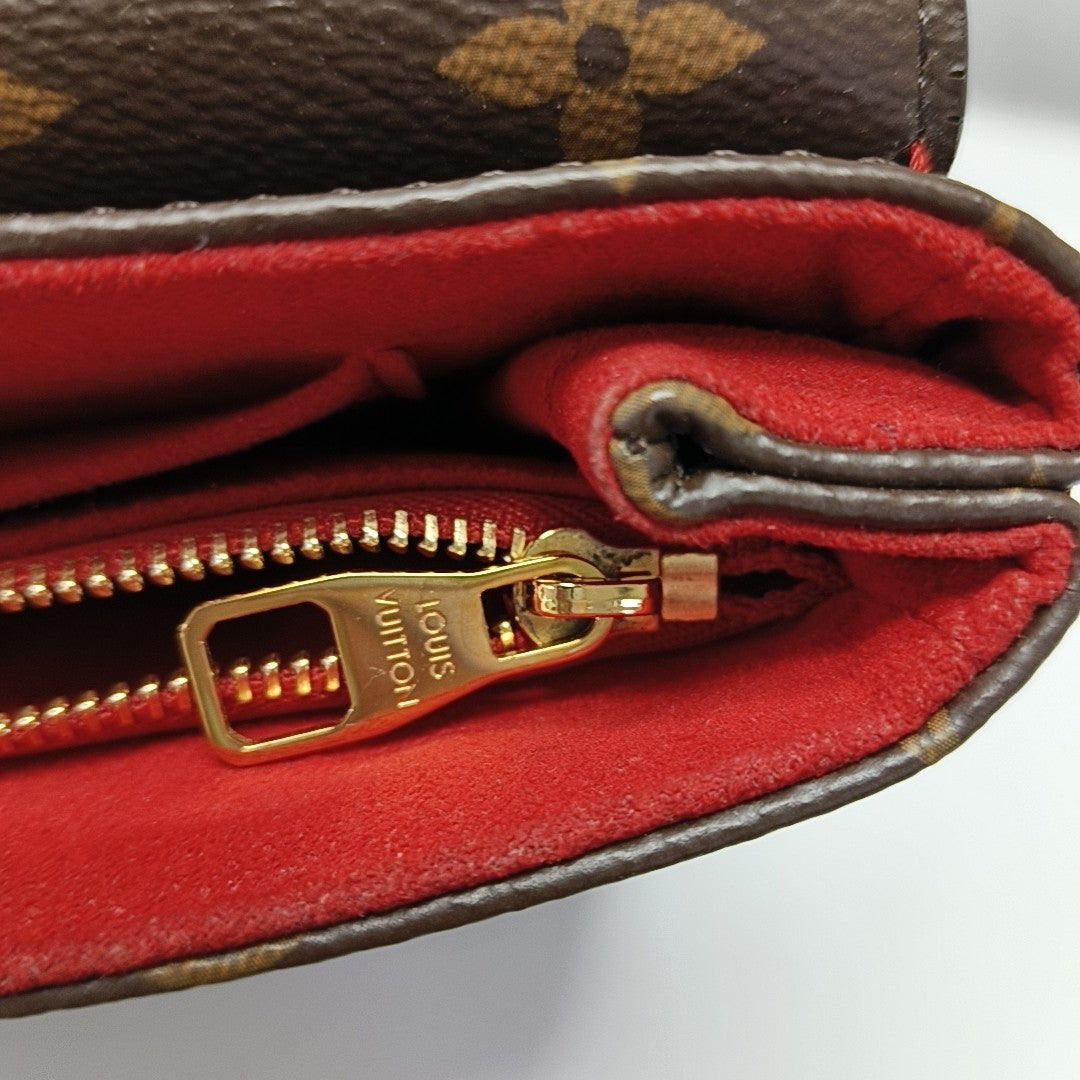 SAINT PLACIDE Monogram Coated Canvas Brown